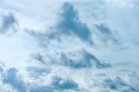Beautiful sky with grey clouds as background Stock Photos