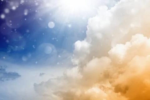 Beautiful sky Illustrazione stock
