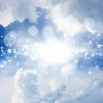 Beautiful sky Stock Illustration