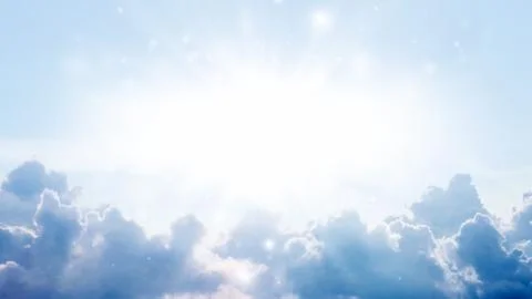 Beautiful sky Stock Illustration