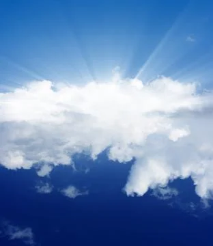 Beautiful sky Illustrazione stock