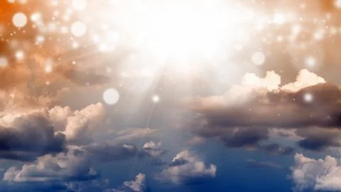 Beautiful sky Stock Illustration