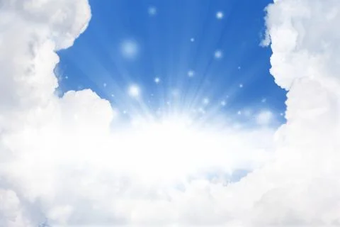 Beautiful sky Illustrazione stock