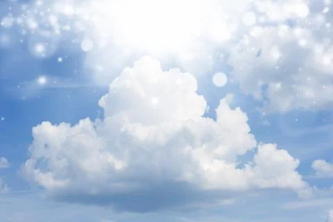 Beautiful sky Stock Illustration