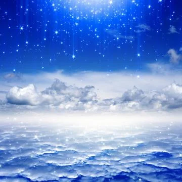 Beautiful sky Stockillustratie