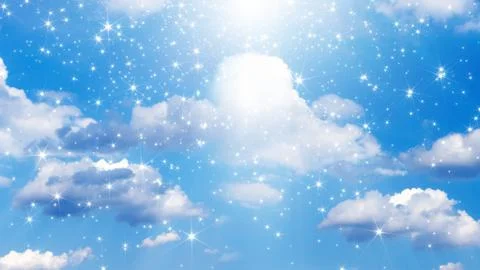 Beautiful sky Stock Illustration