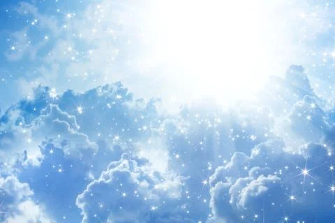 Beautiful sky Stock Illustration