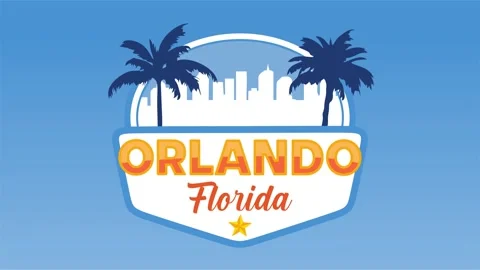 Beautiful sky of orlando florida Video stock 337009448