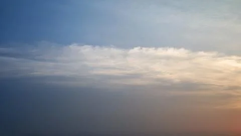 Beautiful sky scenes with dramatic clouds and colorful sunrise and sunset l.. Stock Photos