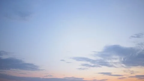 Beautiful sky at sunrise Stock Footage 124642874