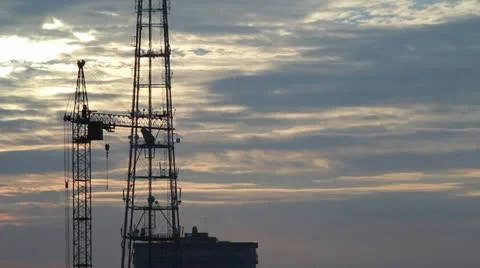 Beautiful sky at sunset Stock Footage 22025544