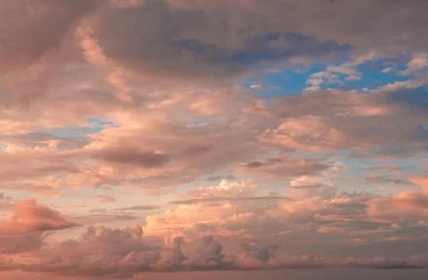 Beautiful sky in Sunset time Foto stock