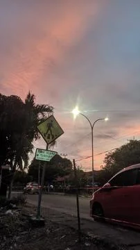 Beautiful sky view 库存照片