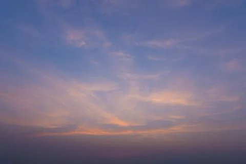 Beautiful sky When the sun shines Stock Photos