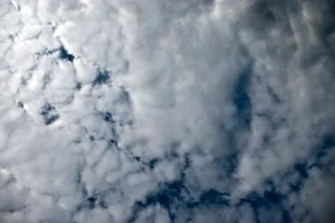 Beautiful sky with white clouds Foto stock