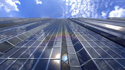 Beautiful skyscrapers loop Video stock 89941501