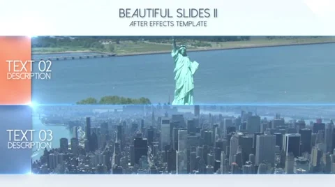 Beautiful Slides II - After Effects Template Modèle After Effects
