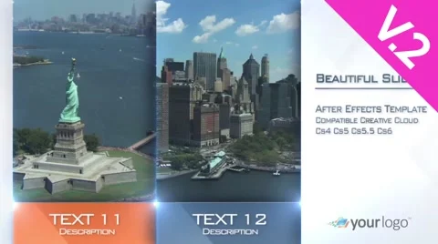 Beautiful Slides (V.2) - After Effects Template After Effects stock