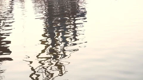 Beautiful slow motion ocean surface, quietly waving a wave, loopable. (4K,ultra Stock Footage 106996955