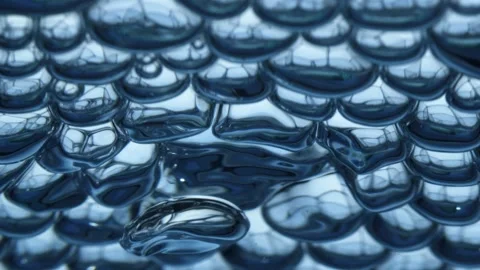 Beautiful slow motion video of a bubble rising to the surface Stock Footage 165457044