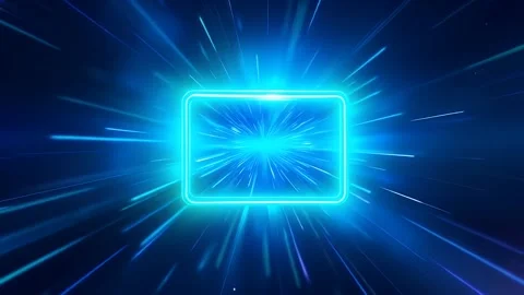 Beautiful Small Particle Explosion from Square Shape Background Animation Stock Footage 310732146