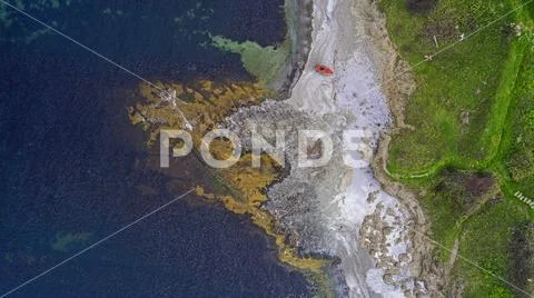 A beautiful small peninsula on the coast of Bulgaria Stock Photos