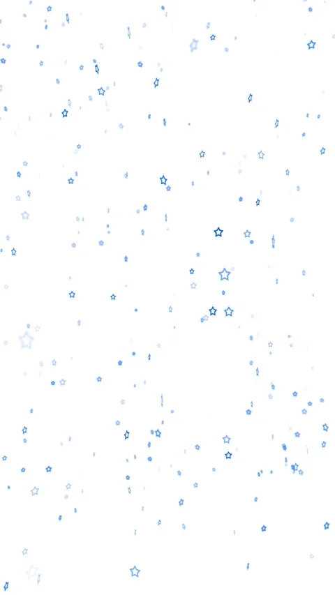 Beautiful small star shapes slow move motion on white background Stock Footage 344793860