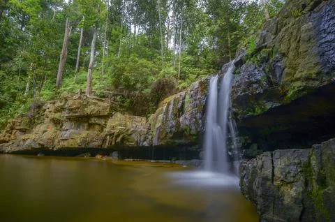 Beautiful Small Waterfall Foto stock