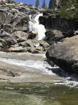 Beautiful small waterfall Foto stock