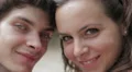 beautiful smiling couple looking at camera HD Footage