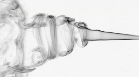 Beautiful smoke bw Stock Footage 199254