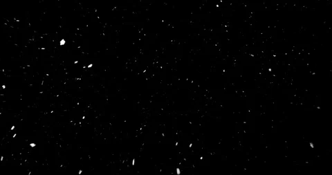 Beautiful Snow Flurry - Snowfall alpha matte Vídeos de archivo 92126152