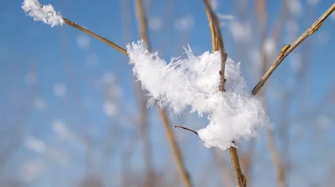 Beautiful snow Stock-Footage 21632530