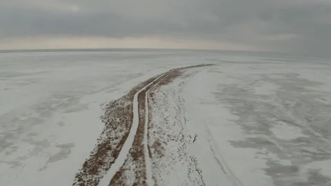 Beautiful snow scenery  Stock Footage 131256460