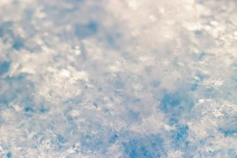 Beautiful snow texture Stock Photos