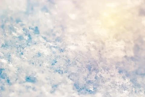 Beautiful snow texture Stock Photos