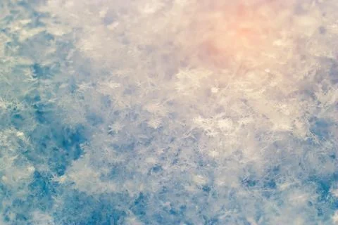 Beautiful snow texture Stock Photos