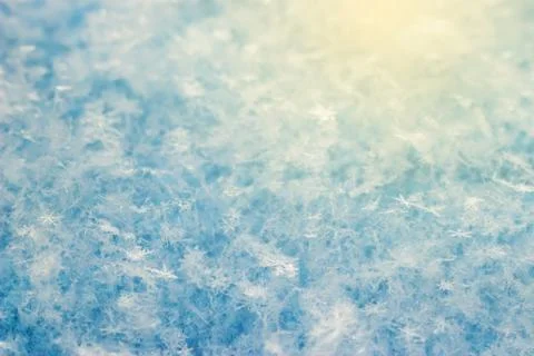 Beautiful snow texture Stock Photos