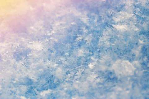 Beautiful snow texture Stock Photos