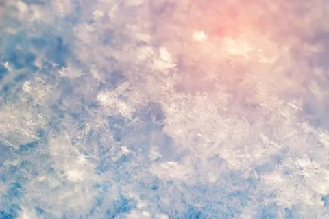Beautiful snow texture Stock Photos