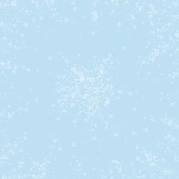 Beautiful snowfall christmas background. Subtle Illustrazione stock