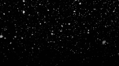 Beautiful Snowfall - Seamless Loop - Alpha Channel Vidéo 58332992