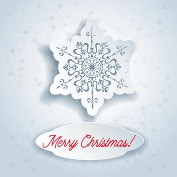 Beautiful snowflake Stock Illustration