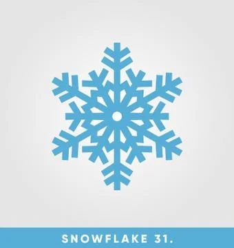 Beautiful snowflake vector illustration 스톡 일러스트