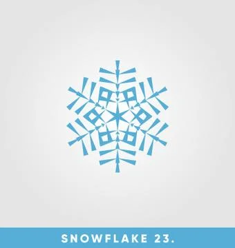 Beautiful snowflake vector illustration Stockillustratie