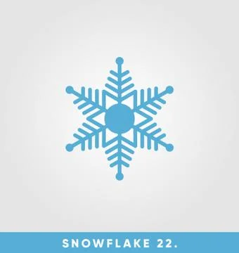 Beautiful snowflake vector illustration Illustrazione stock