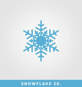 Beautiful snowflake vector illustration Illustrazione stock