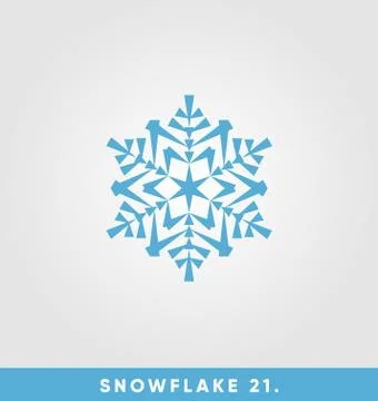 Beautiful snowflake vector illustration 스톡 일러스트