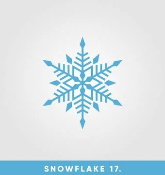 Beautiful snowflake vector illustration イラスト素材