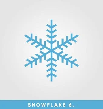Beautiful snowflake vector illustration Stockillustratie